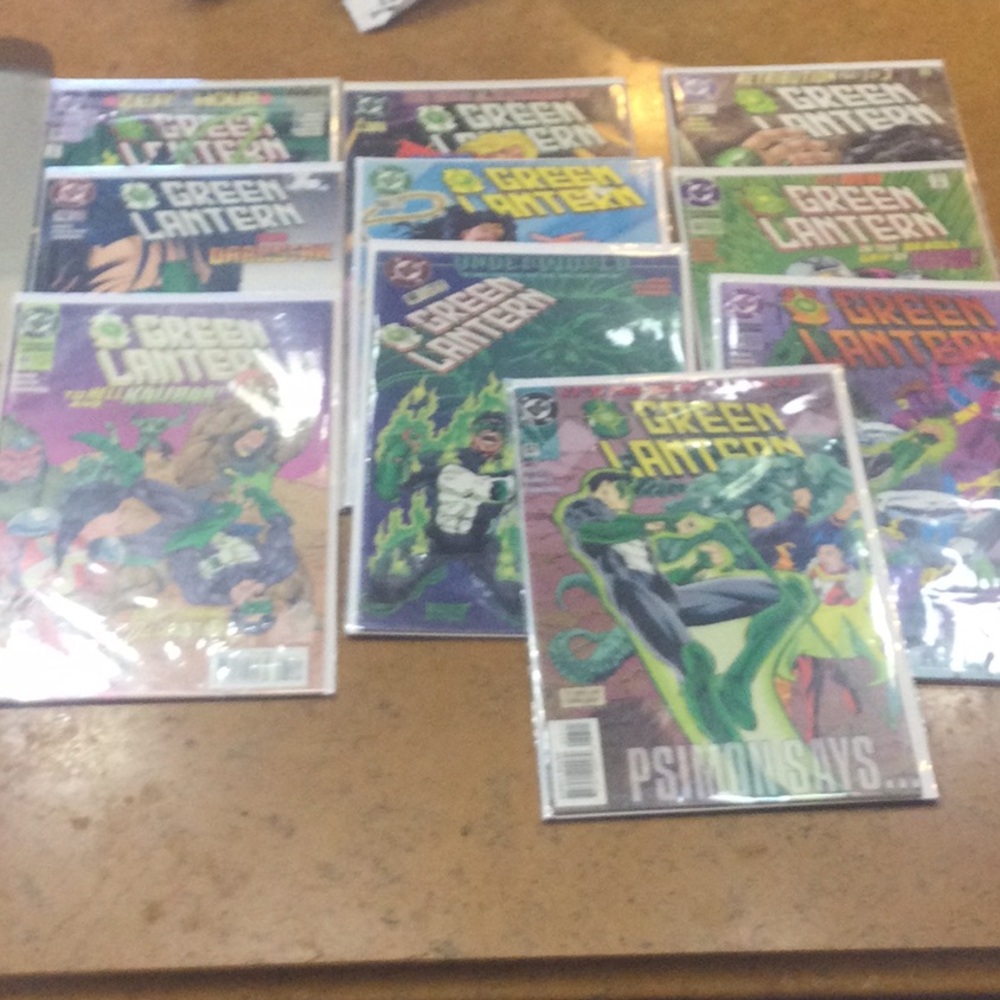 Green Lantern, DC comics, set of 10